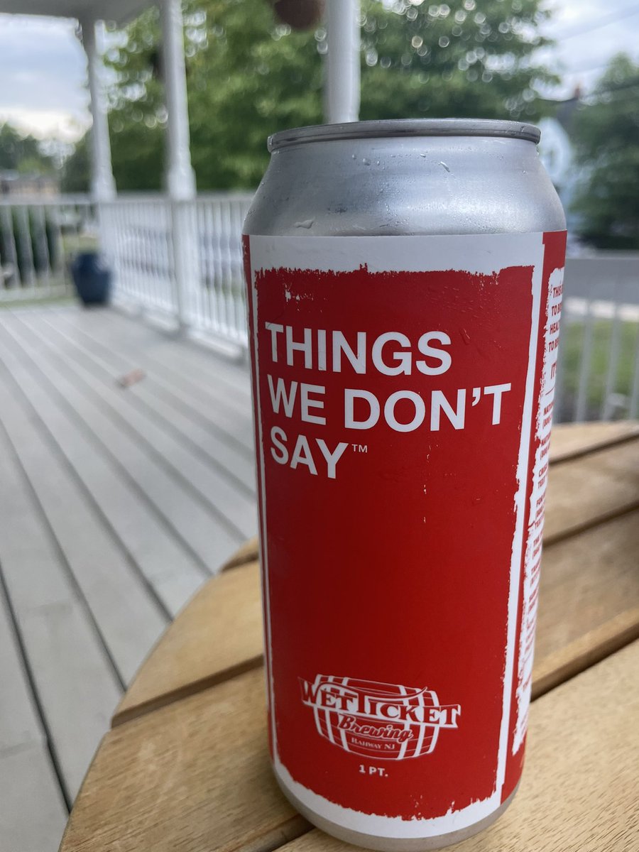 JHamiPhD's tweet photo. Cheers to @Wetticketbrew for this very important beer #thingswedontsay to break stigma and increase awareness around mental health and #SuicidePrevention @NJCraftBeer https://t.co/3VDI7eGn7i