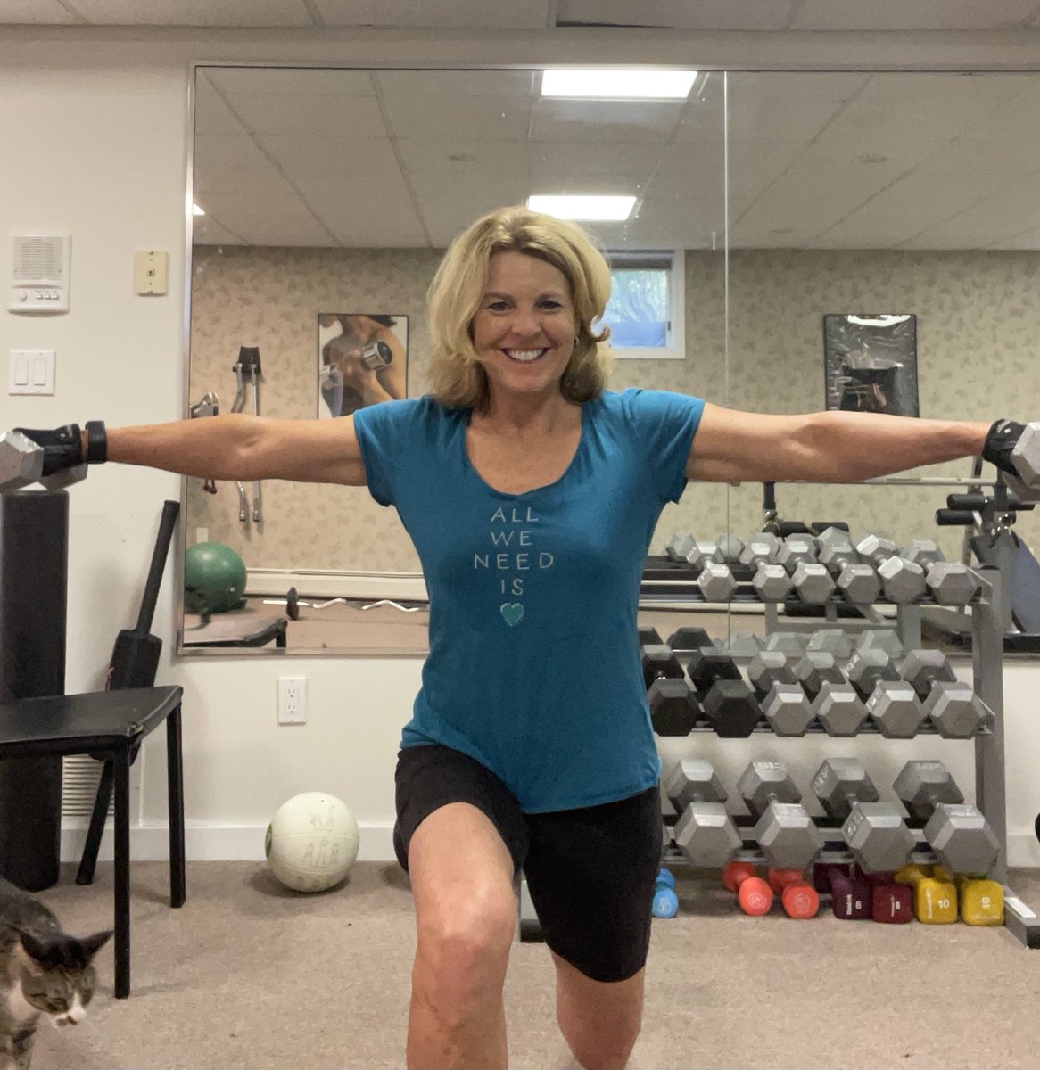 Quick #workout before dinner! #fitness #livepositive