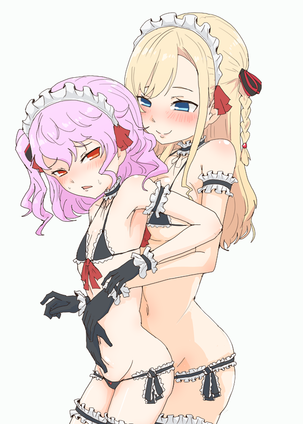 「テアちゃんミーちゃん #はいふり 」|明日葉トモロウ/ダービーガールズ８【C-33】のイラスト