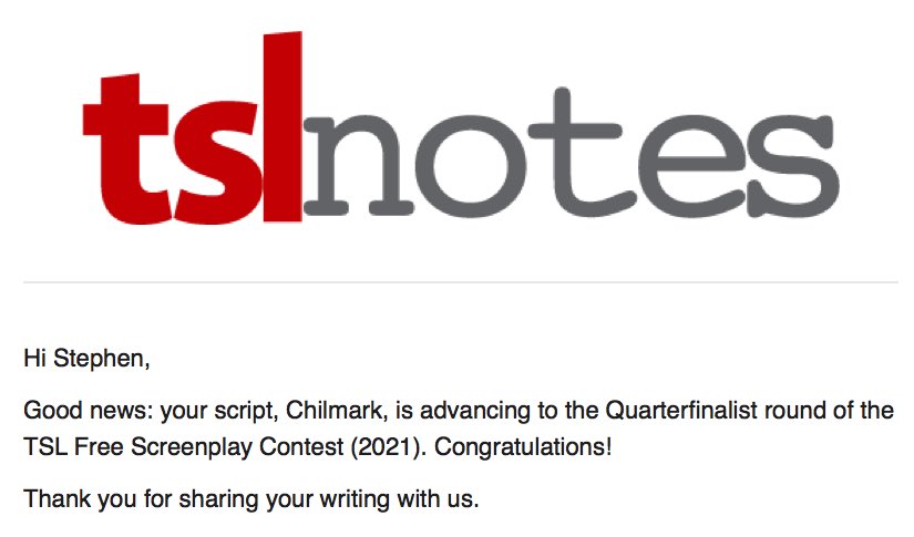 #Chilmark has advanced at The Script Lab and I am honored to be in such company. Out of 12,900 submissions, these scripts made the top 7%, and I am in awe of all the talented writers I get to keep company with. #screenwriting #marthasvineyard #Deafculture #thriller <a href="/TheScriptLab/">The Script Lab</a>