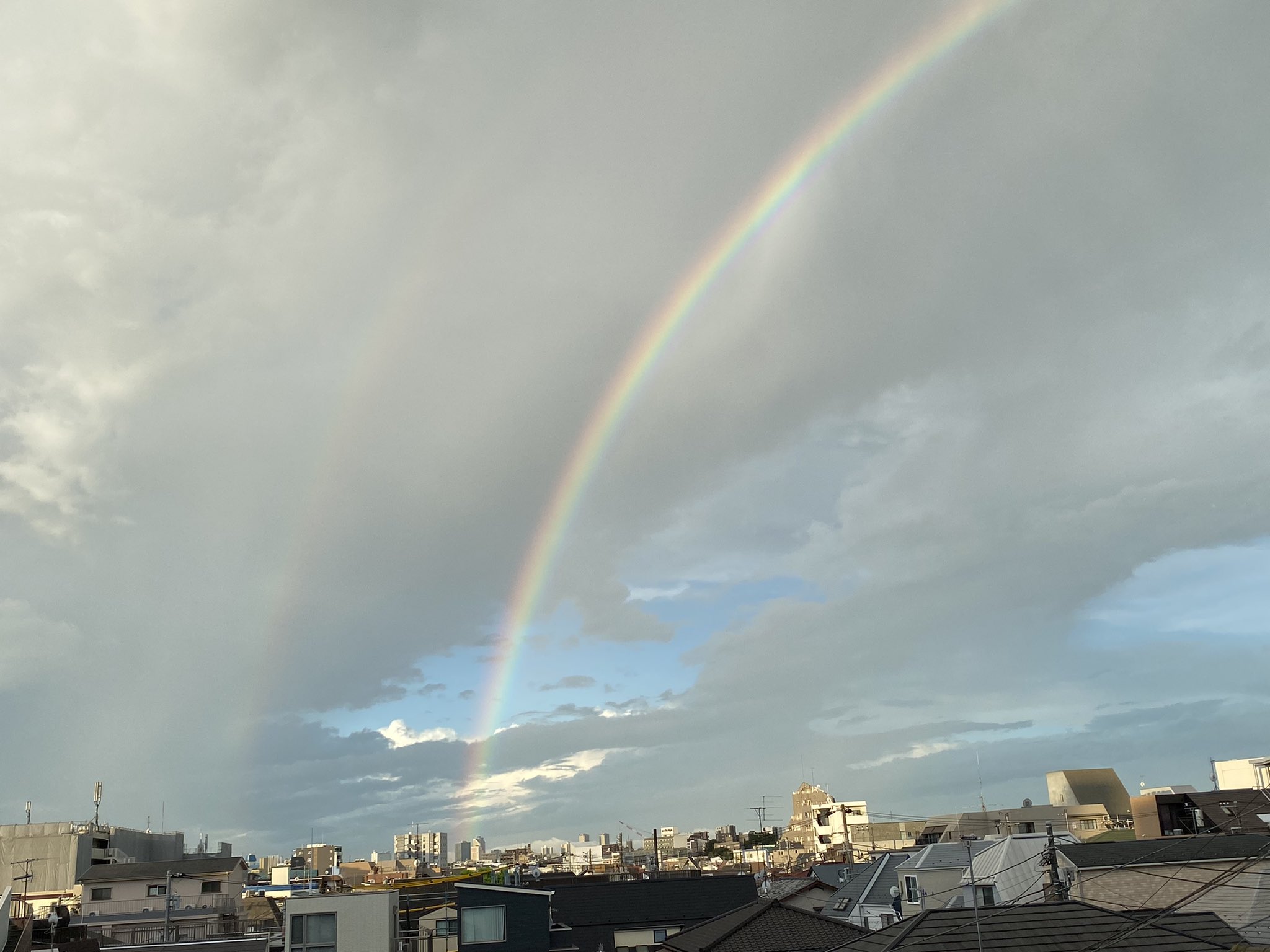 Yoshiaki Kubo Morning Double Rainbow 二重の虹https T Co Agyfeg4hgj Twitter