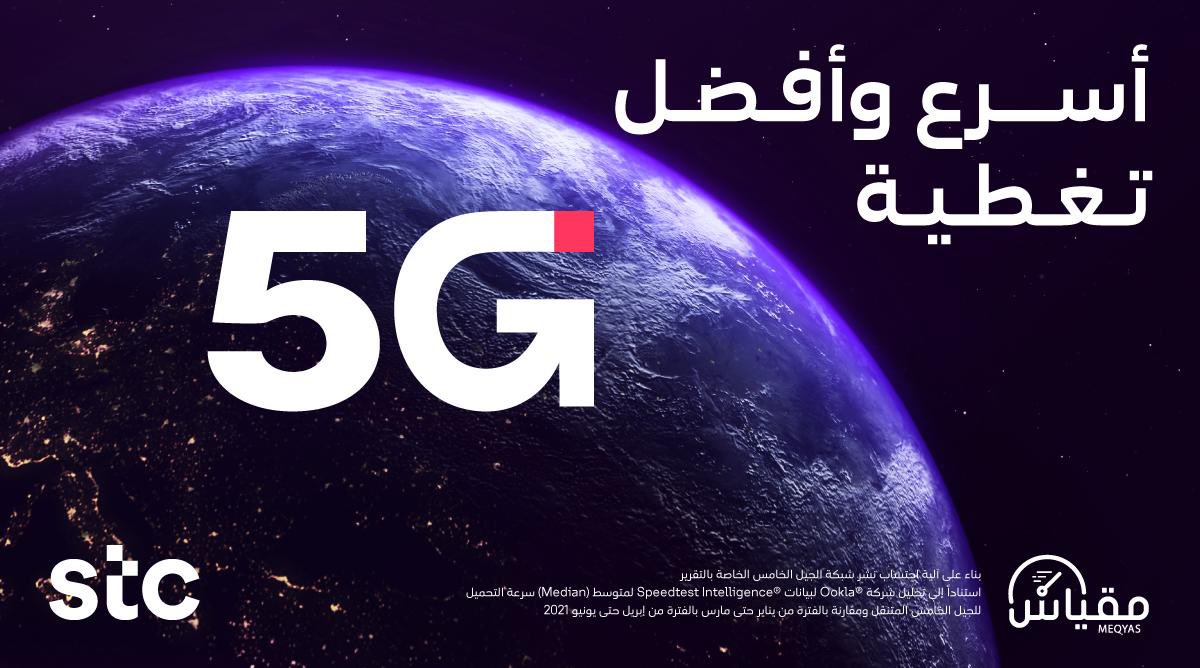 حسب تقرير #مقياس
فازت شبكتنا #stc5G🏆💪
بأسرع وأفضل تغطية 5G 🚀
في 56 محافظة في المملكة 🇸🇦

وبمناسبة فوزنا سو ريتويت للتغريدة 🔁
وراح يكون معانا 2  فائزين بأجهزة ذكية 📱🎁