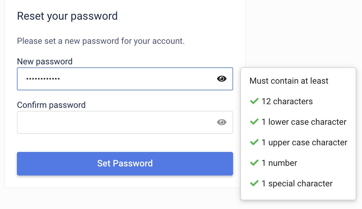 Love this real-time password setting UX! It solves all the frustration of typing a new password and hitting enter - only to be given an error and told you're missing a number...or a symbol...or it needs to be 51 characters long etc.
Thanks <a href="/PlaybookUx/">PlaybookUX</a> 😍