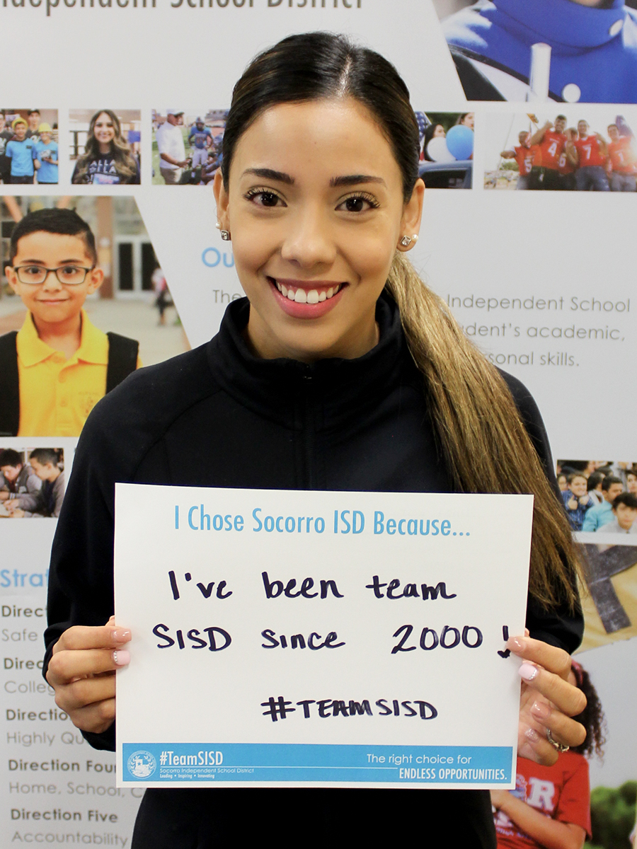 sisd_hr's tweet photo. #TeamSISD is proud to announce Claritsa West as a School Nurse at @Escontrias_ES. Welcome to @SocorroISD! Congratulations! https://t.co/fWqH5iNdKw