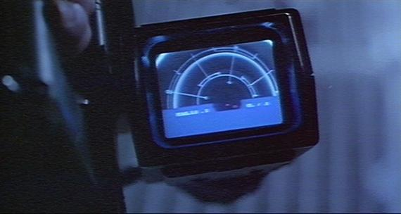 a rifle-attached motion scanner for detecting Xenomorphs as seen in the movie "Aliens", whose Alien design was created by HR Giger