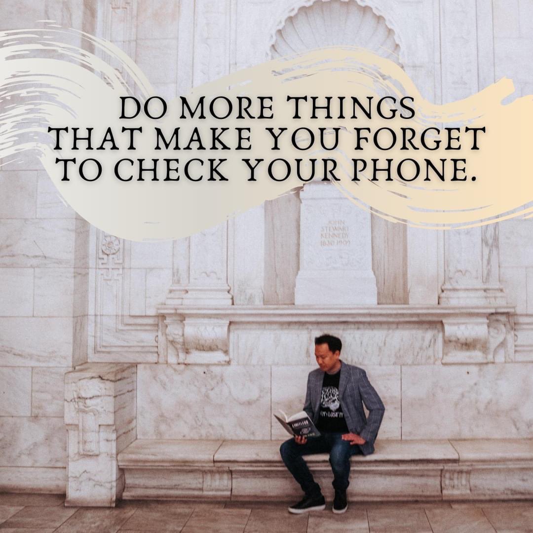 jimkwik's tweet photo. I see the irony of this 📲 post. Stop scrolling sooner than later - do that thing, be present with that person, there are no ordinary moments. Live, laugh, love, and learn limitlessly. ❤️ https://t.co/t6kYFRwRuP