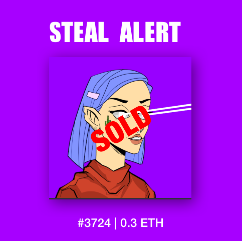 DataNFT_'s tweet photo. #StealAlert! White laser for 0.3 ETH!! There are only 39 white lasers in total!! #TheLadiesAreBack @fame_ladies https://t.co/7IPoeVavY8