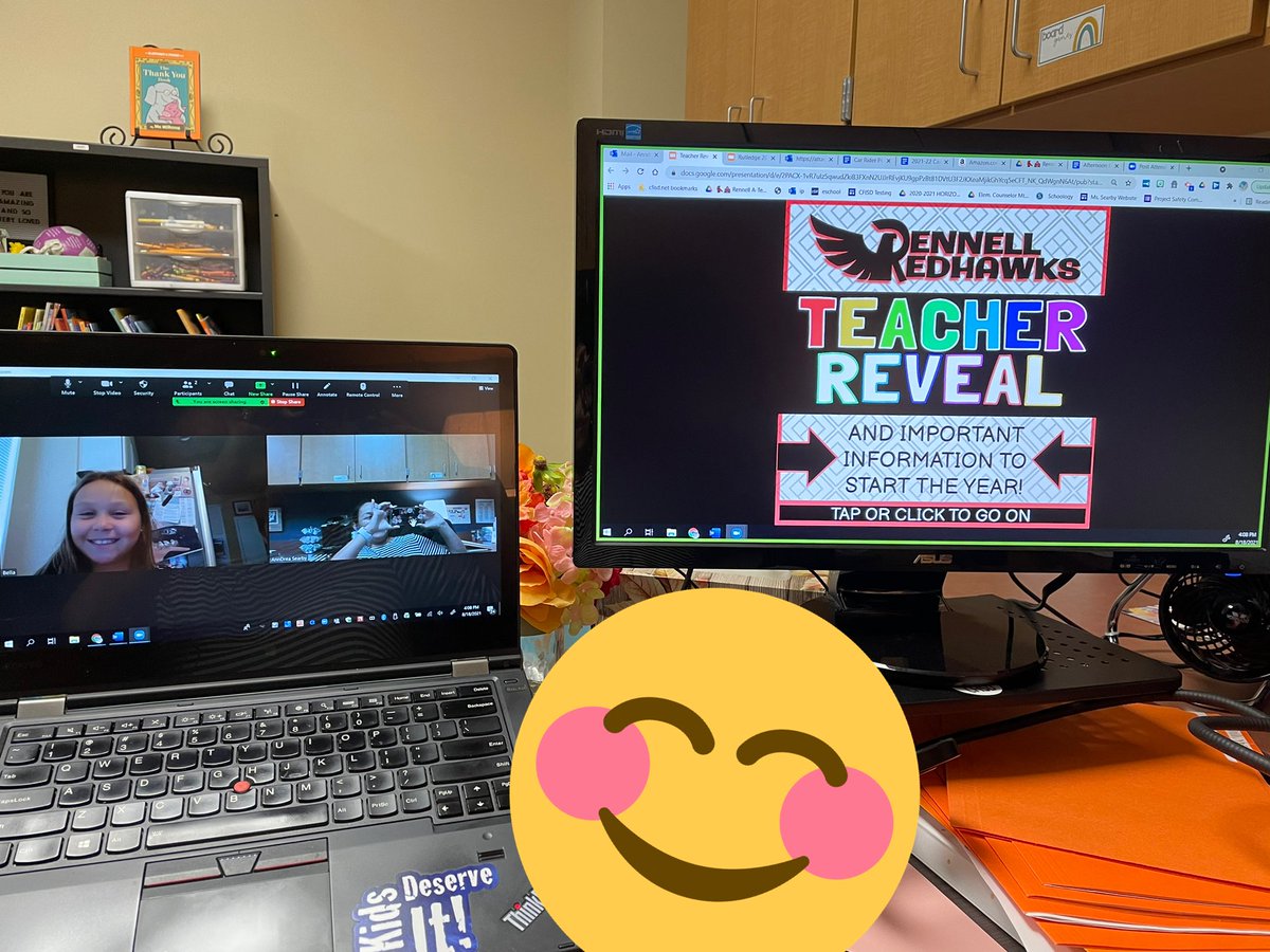 anndrea (@anndreasearby) on Twitter photo When you’re at work, but still want to do the BIG Teacher Reveal with your kiddos… you Zoom! <a href="/rennellredhawks/">Rennell Elementary</a> <a href="/MrsMyersCFISD/">Tara Myers</a> @Caaseyjad When you’re at work, but still want to do the BIG Teacher Reveal with your kiddos… you Zoom! <a href="/rennellredhawks/">Rennell Elementary</a> <a href="/MrsMyersCFISD/">Tara Myers</a> @Caaseyjad
