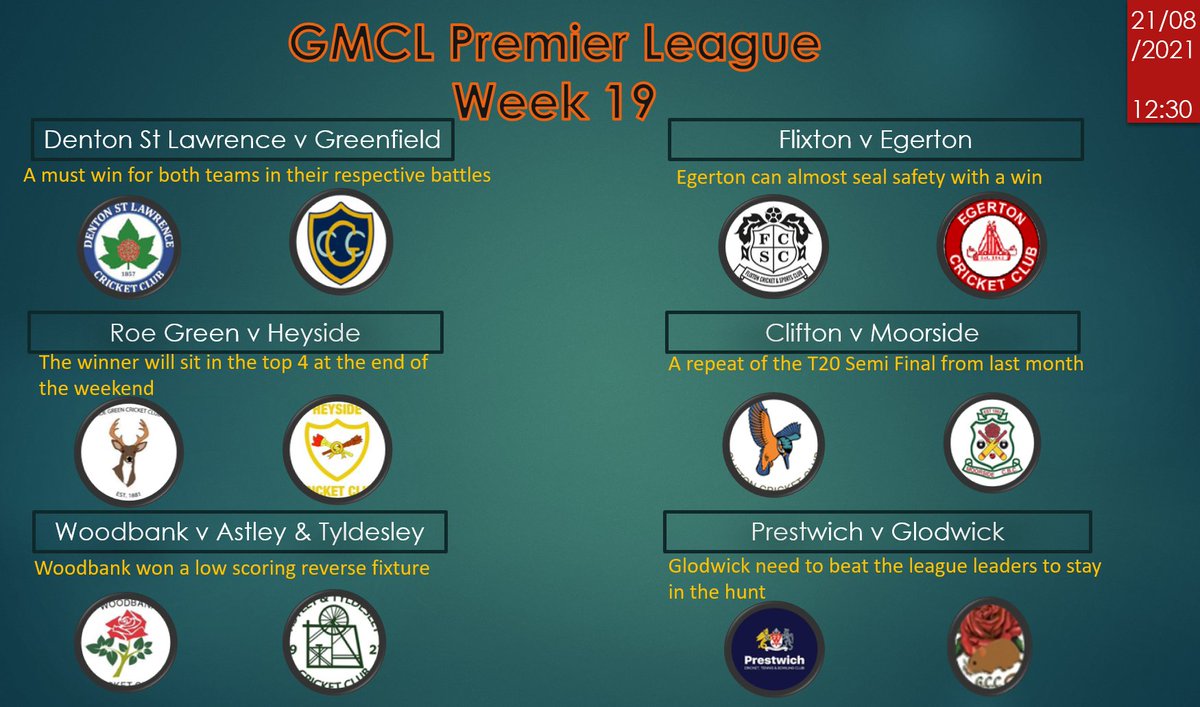 gmcl_officialsc's tweet photo. It's the weekend! Time to look ahead to tomorrow's fixtures, starting in the Premier League.
#weekendpreview
#prayingforsun https://t.co/N3YVnnbz8a