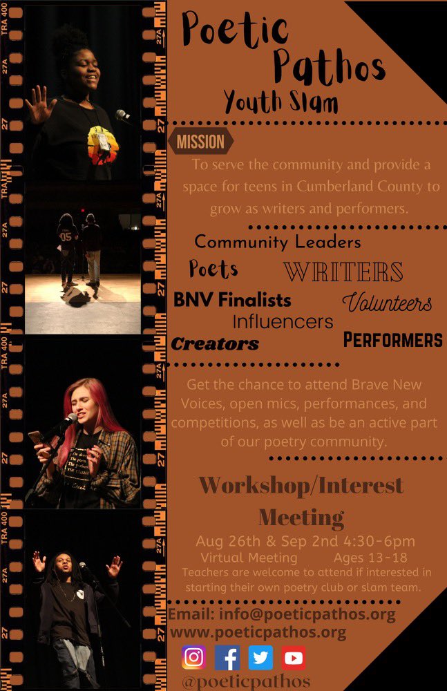 joelcmayo's tweet photo. CCS HS ELA teachers, if you are interested in hearing more about @PoeticPathos and how to provide poetry opportunities for your students, please complete this form. Also, please share this flyer with your students. 

https://t.co/3wl23aFZGY https://t.co/8ECCjoxmqS