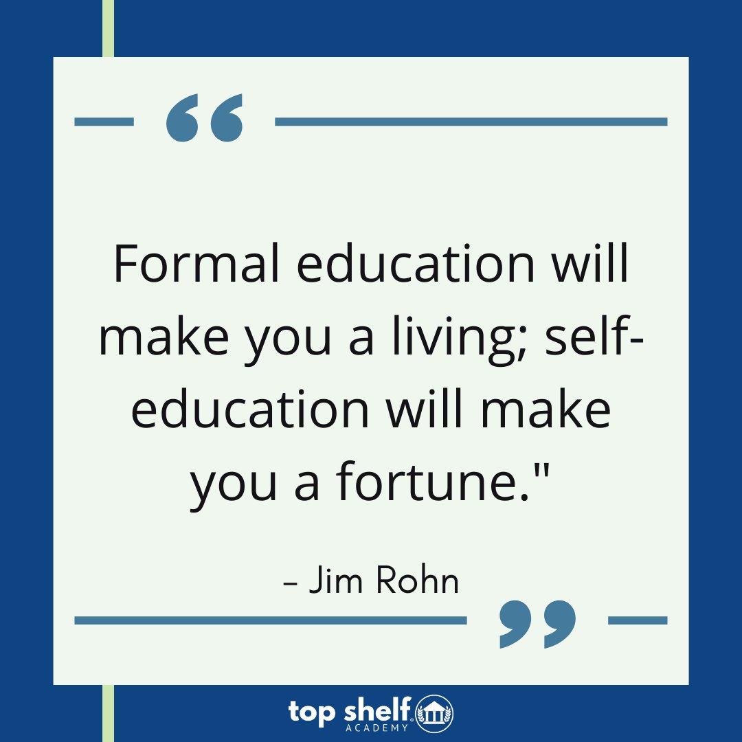 Top Shelf® Academy on Twitter "Happy Wisdom Wednesday! We strongly