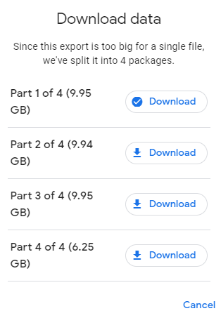 hazelnut_human's tweet photo. Downloading an archive of my pictures off of google, easily half of these are pictures of my roommate's cat https://t.co/unDJNDxxXI