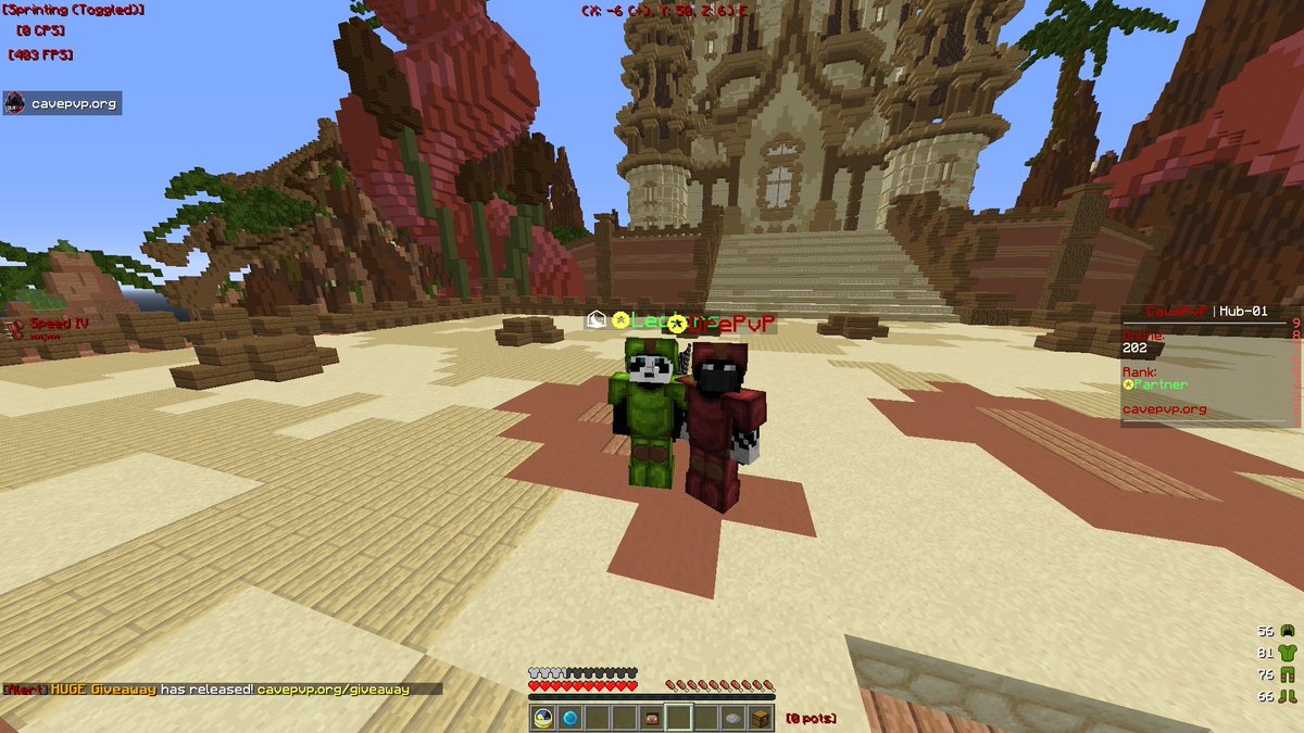 Partner <a href="/CavePvPorg/">CavePvP</a> 🎉

Special thanks to @DrePvP <a href="/samfay/"></a> <a href="/iMakeMcVidz/">iMakeMcVids</a> and Hassan ♥