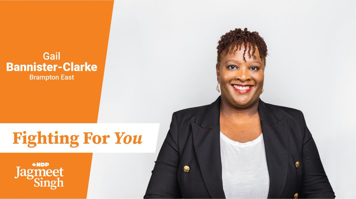 Exciting News!!

I’m ecstatic to announce that I’ll be running to be the next  NDP Member of Parliament from Brampton-East. I’ve lived with my husband and two daughters in Brampton for the past 32 years. I’ve been proudly serving as the first Black president of the 1/