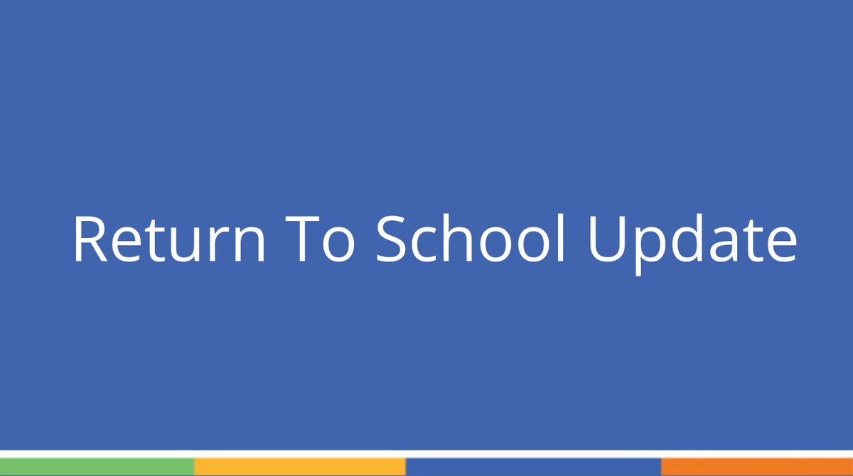 As the start of the 2021-22 school year approaches, the safe return to classrooms is our priority and TDSB-specific plans are underway for school reopening on Thursday, September 9.🍏

Please see our latest update here ➡️ bit.ly/2W5Fa9y