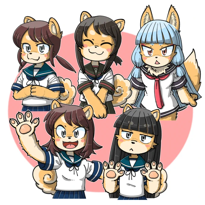 FF外から失礼します。しんと申します  イラスト交流会、面白そうだったので参加させてください  最近はケモノと艦これの絵多めで描いております