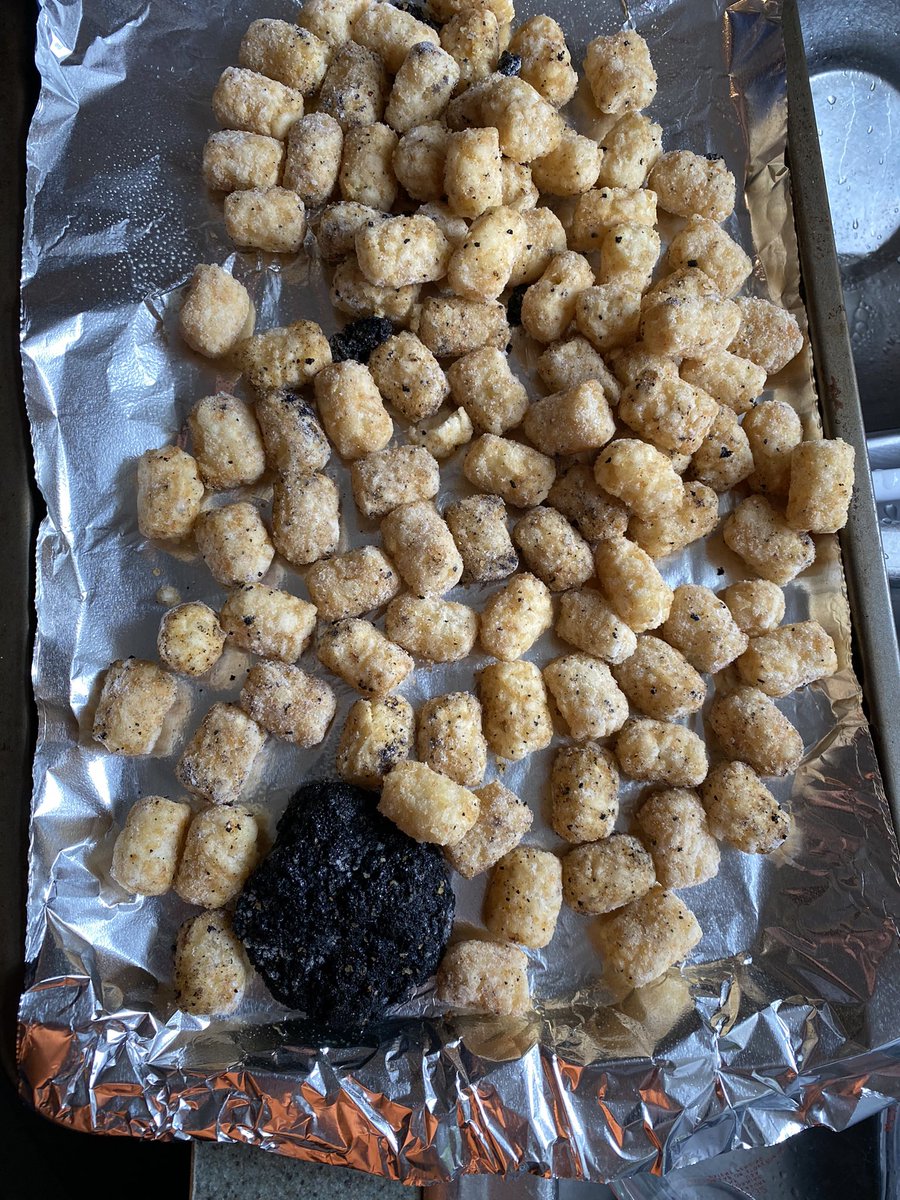 cdillonpfd's tweet photo. What is this in my bag of tater tots anybody?? https://t.co/N9ucvDKlkk