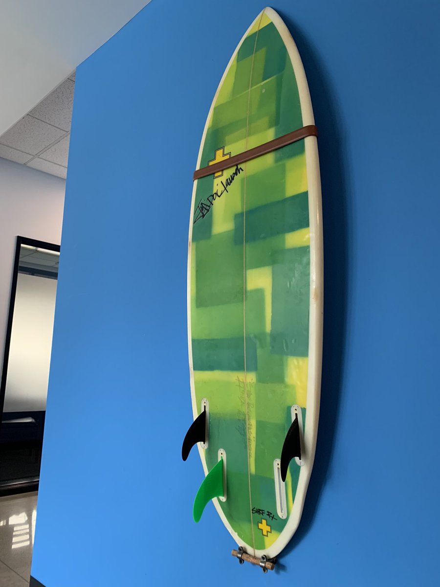 Actual retired board - custom fins are the way to go!