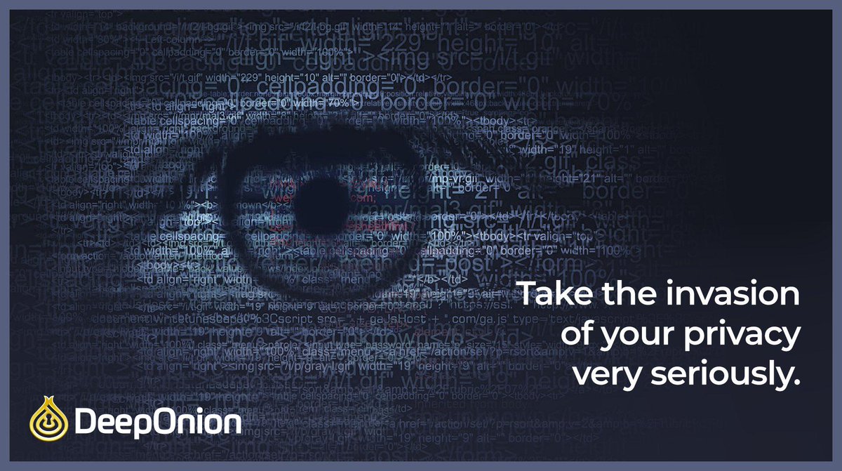 Own your privacy with DeepOnion. Take the invasion of your privacy very seriously. Our digital wallet allows you to send private payments with ease.

Learn More at deeponion.org 

#cryptocurrency #deeponion #crypto #tor #anonymous #privacy #cryptonews #bitcoin #btc