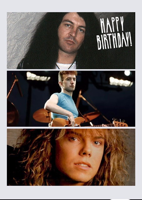 Happy Birthday to Ian Gillan, John Deacon and Joey Tempest!! 