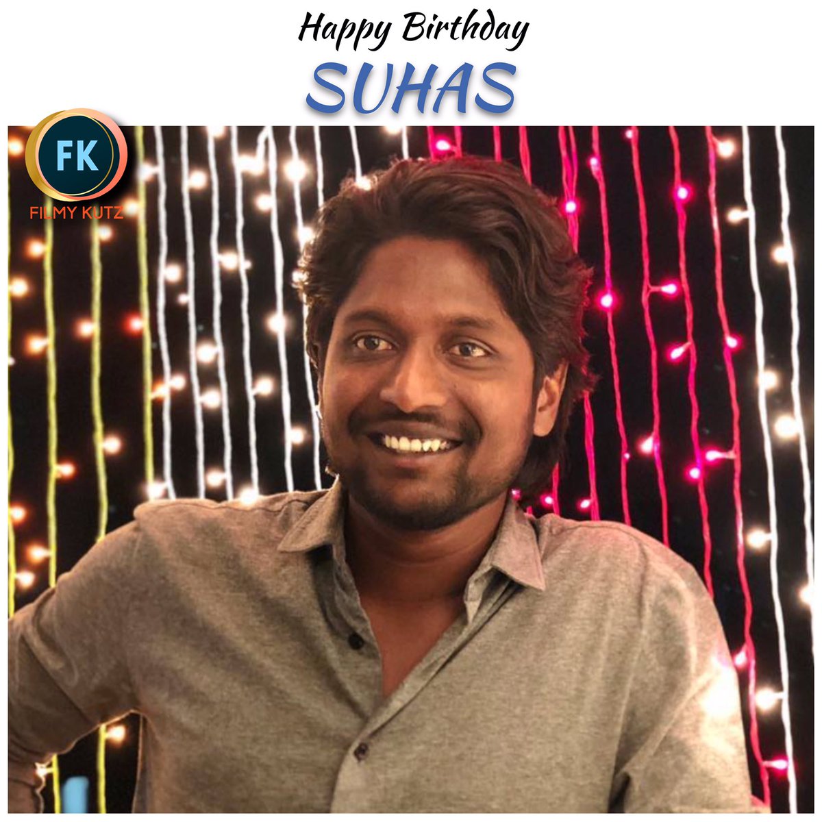 Join us in wishing the young and talented actor #Suhas a very happy birthday 🎂

#HBDSuhas 
#HappyBirthdaySuhas