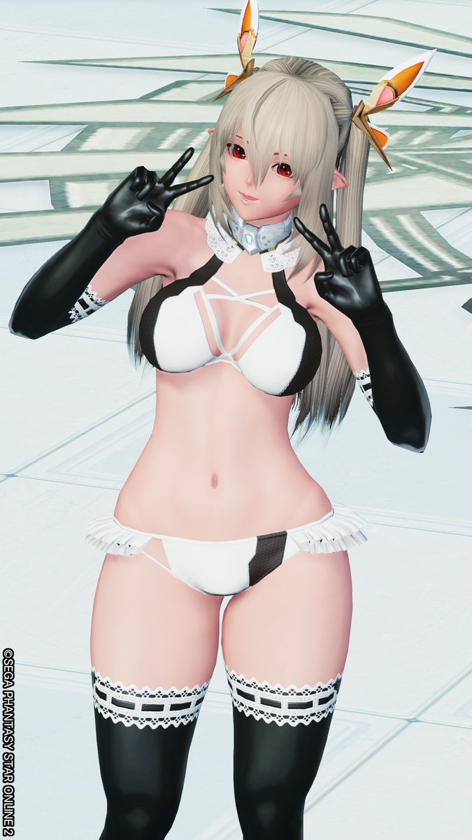 エアリオナージェは装飾を全部剥くと普通に水着として使えますねぇ 