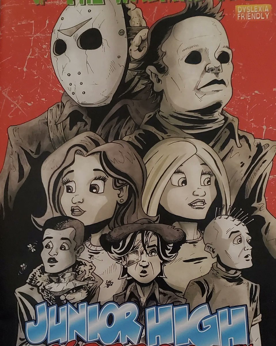 CatJerald's tweet photo. Out in comic stores today. Junior High Horrors Return of The Walking Flu featuring me &amp; Barry. This is an awesome comic created by some super awesome people Rob and Eric @Potchak #comicbooks #JHH #Walker #TWD https://t.co/2qbjLve7ZQ