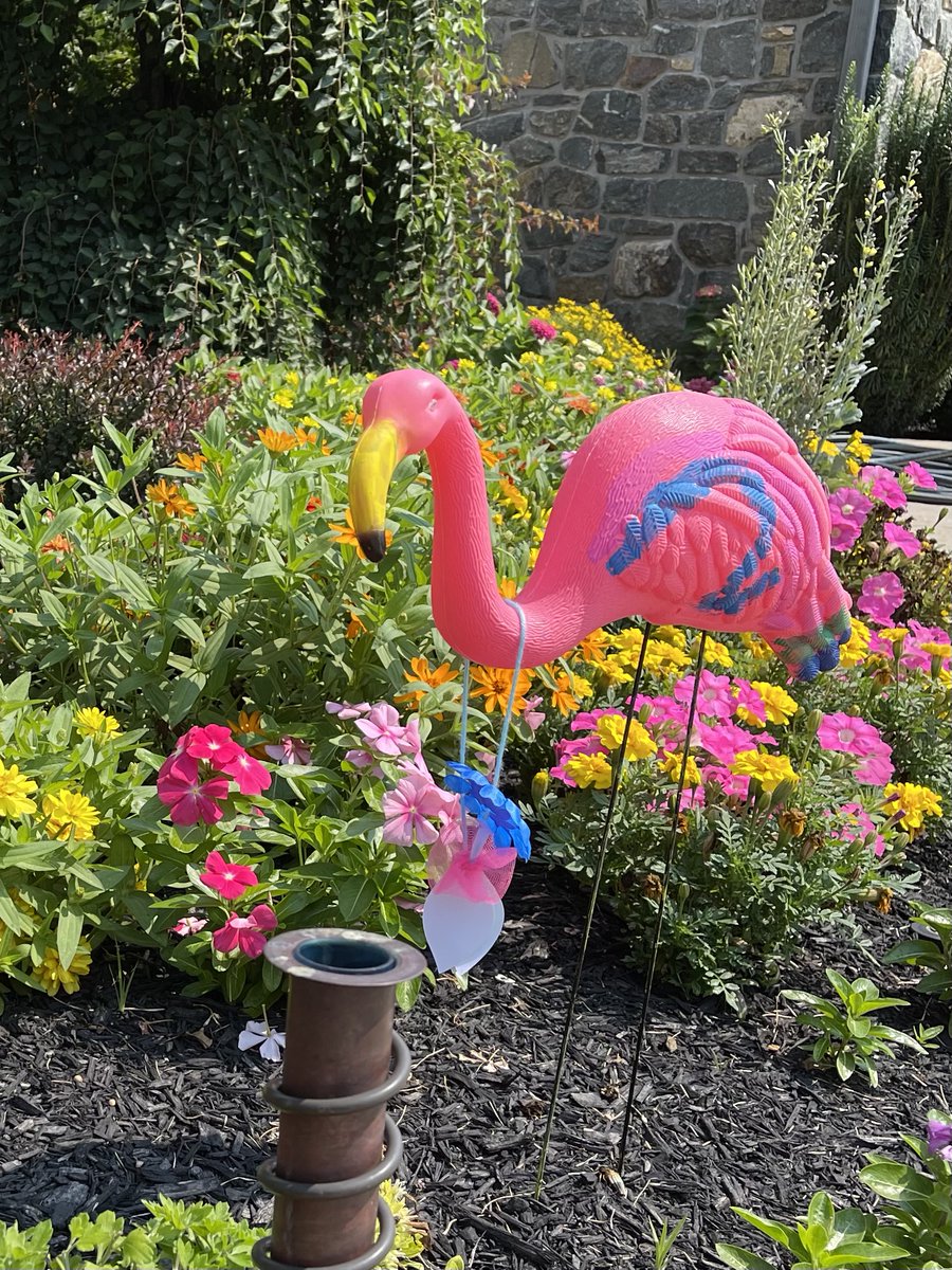 Pocopsonlib's tweet photo. #birdsofafeatherreadtogether #FlamingoParade @UCFSD @clifbeaver https://t.co/qzqLCem03E