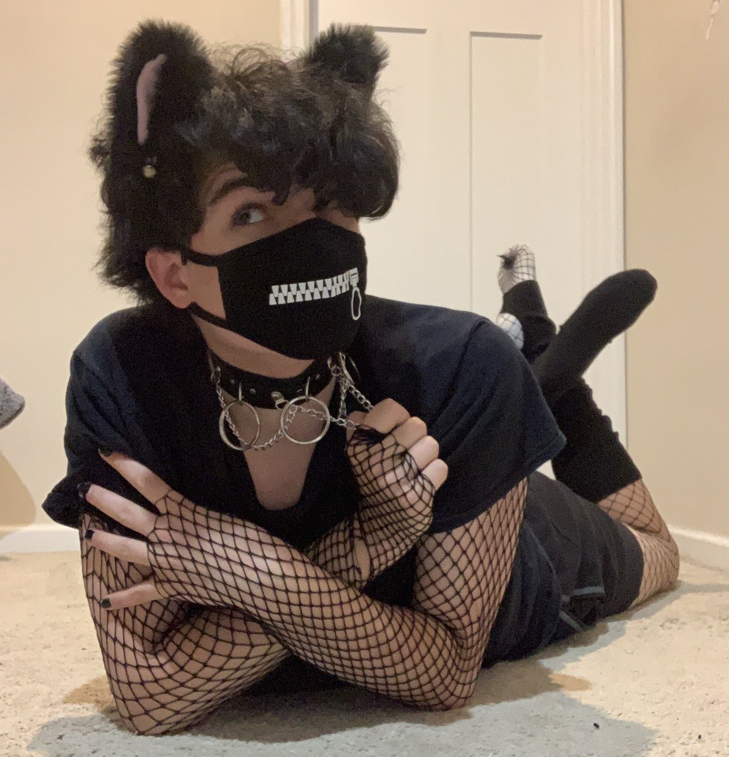 Eris the Catgirl 🤍 on X: I think I found my new comfort choker X3 #catboy  #femboy #choker  / X