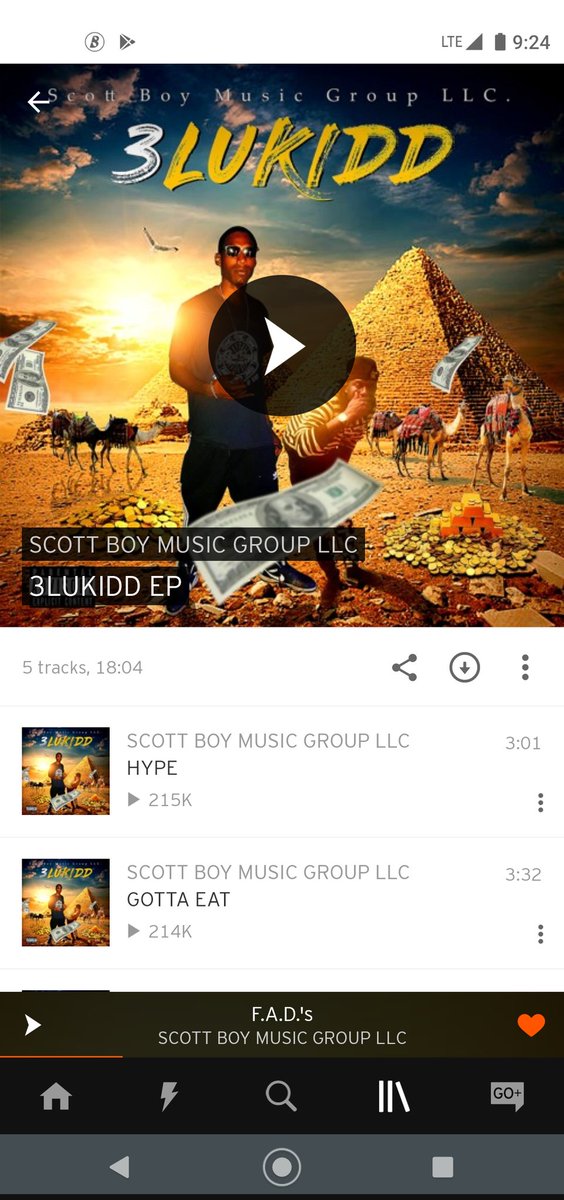 HEAD OVER TO @SoundCloud AND STREAM '3LUKIDD' EP BY @lowkeii_kidd x @Soul3lu2 
#scottboymusicgroup #SoundCloud 
#NewMusicWednesday #hiphop