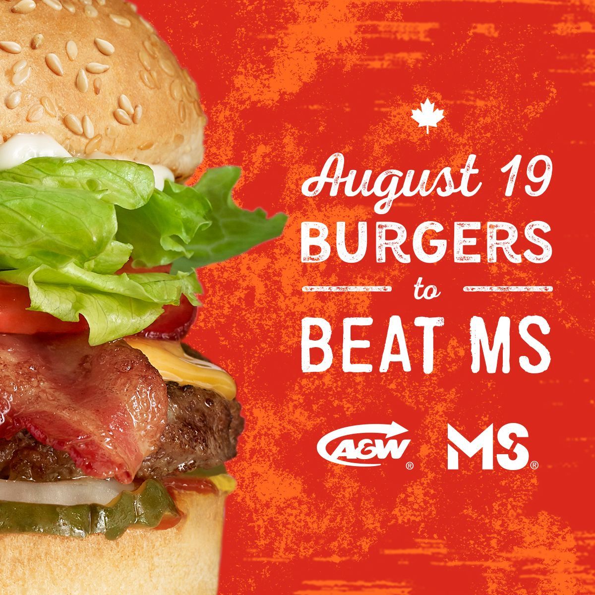 Sarah_Blank's tweet photo. Tomorrow is #BurgerstoBeatMS where $2 from every Teen Burger from @AWCanada goes to @MSSocietyCanada to help Canadians living with MS like me!
Get one for lunch or dinner...or both! Calories don't count when it's for a good cause, right?? https://t.co/BE7SyT9yuo