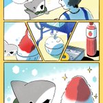 おでかけ子ザメ　かき氷 pic.twitter.com/wYDaDjkjtr