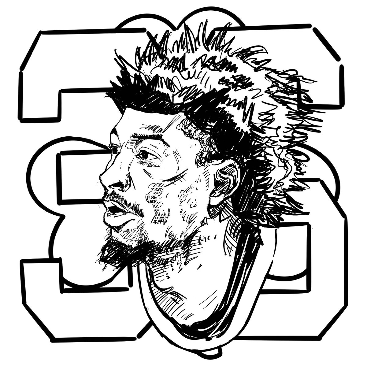 Peter269671416's tweet photo. Marcus Smart (Work in process) 

#nbasketch #nbaillustration #marcussmart #smart36 #celtics #nbaceltics #celtics36 #NBA #NBA2K22 #2KRatings #bostonceltics https://t.co/8GJXX1Rp99