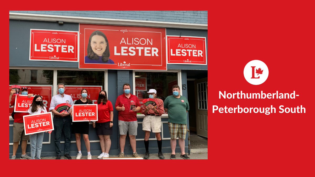 One of our awesome volunteer teams heading out to knock on doors.  Join our team info@alisonlesterliberal.ca #communitychampion #ForwardForEveryone #Elxn44 #cdnpoli