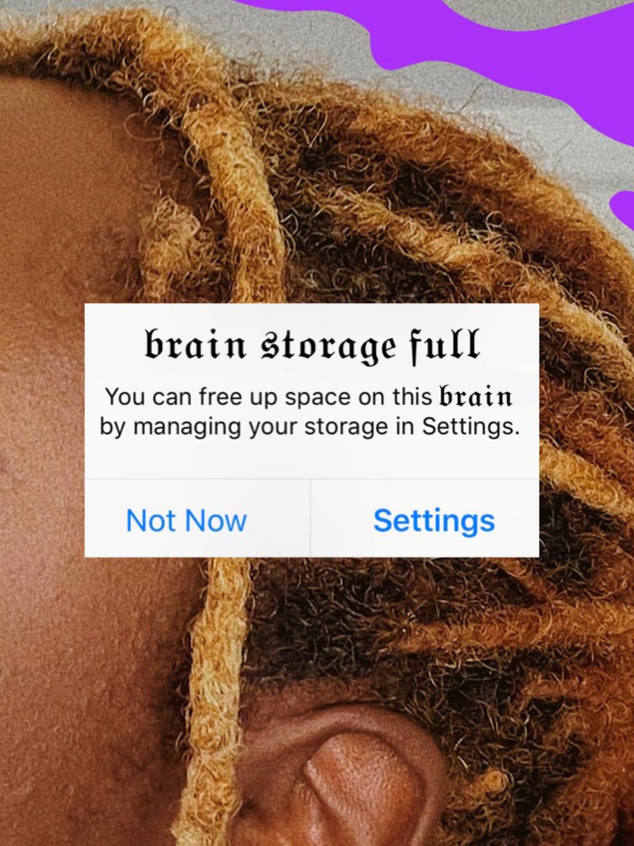 brain storage full