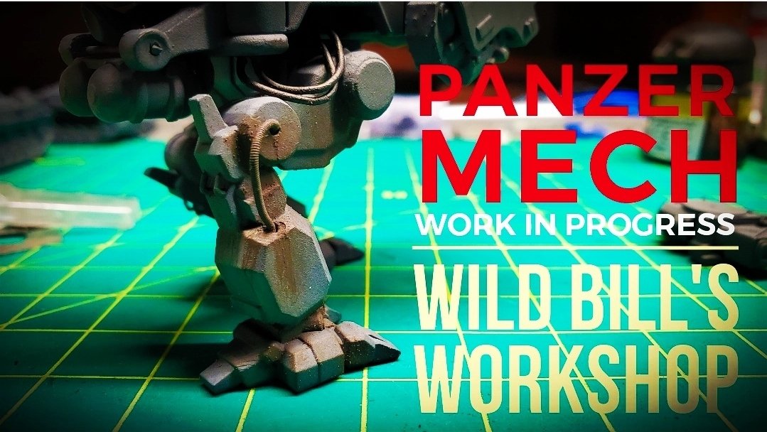 WildWorkshop's tweet photo. Workbench Update: Efforts on my Panzer Mech continue and I'm very excited by how things are coming along.

Thought you might like a glimpse.
More updates to come.
Instagram: wildbillsworkshop https://t.co/8a0EF1WoS9