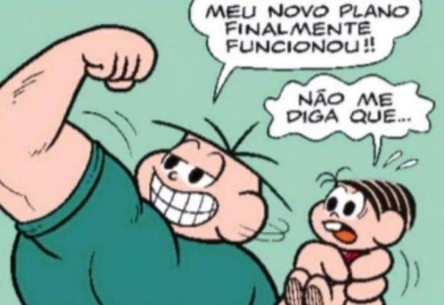 Desenhei um monte de out of context do Cebolinha, tive que postar