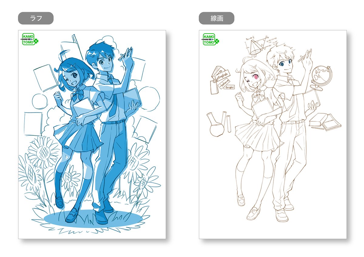 イラストができるまでの制作過程です!
一枚目の案出し、他に何枚かあるのですが何を書いてるのか分からない謎のメモになってるので比較的見やすいものを1枚ピックアップしましたw
最初に方向性を決めておくと描きながら迷わなくていいのでけっこう時短になってます!( ・∀・)b
#イラスト
#メイキング https://t.co/JpSc6MdVrq 