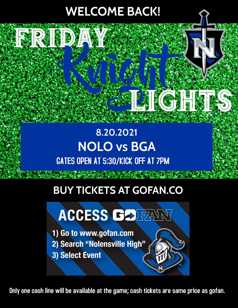 David Vassar (@wcsnhsdv) on Twitter photo Who is ready for Friday Knight Lights?
⚫️🔵🏈🎺📣⚫️🔵🏈🎺📣⚫️🔵🏈
Get your tickets now to avoid the line for cash tickets. <a href="/wcsNHS/">Nolensville High</a>zh @wcsNHS @wcsNHSpd Who is ready for Friday Knight Lights?
⚫️🔵🏈🎺📣⚫️🔵🏈🎺📣⚫️🔵🏈
Get your tickets now to avoid the line for cash tickets. <a href="/wcsNHS/">Nolensville High</a>zh @wcsNHS @wcsNHSpd