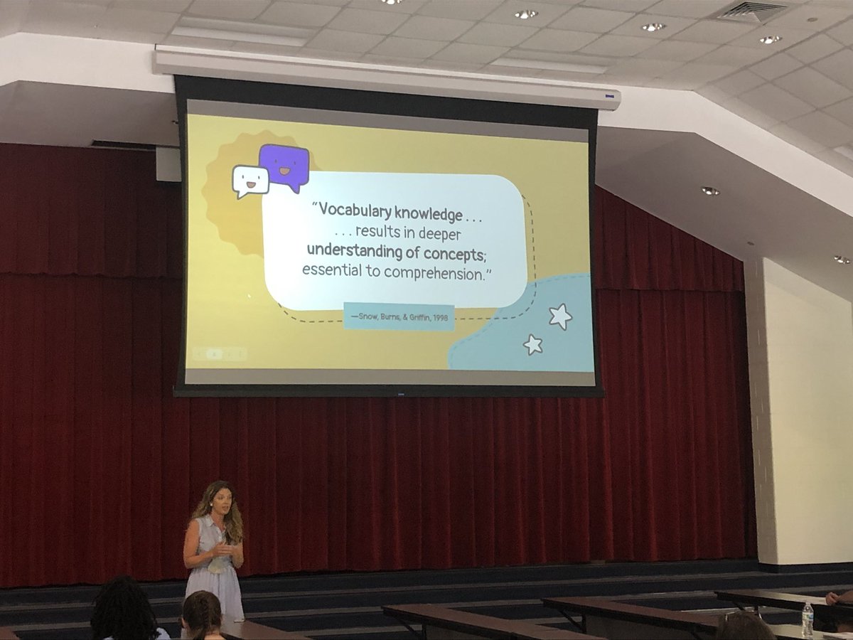 Another great day of professional learning at Spring Hill thanks to Jennifer Overby! We can’t wait to start building our students’ Tier 2 vocabulary! #winningTOGETHER #SUNSlead
