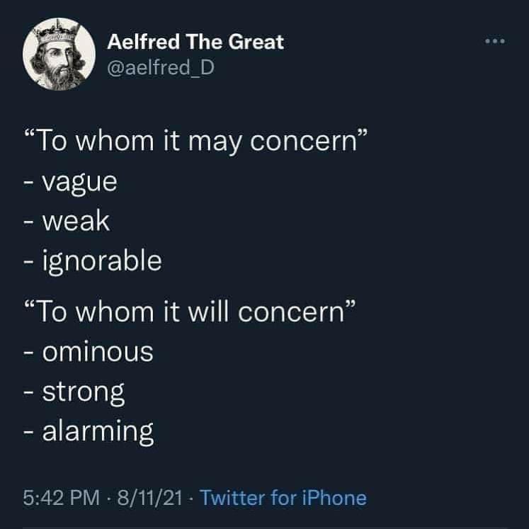 When it doubt, ominous it out (idk if that phrase works but we’re going with it, so so ominous is now a verb🤣)