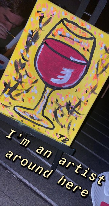 . My sips and strokes painting 💕.!!   My next painting will be naked 💦.!! https://t.co/EajF13c0gV<a href="/tag/mytwitteranniversary"class="tags"><span>#mytwitteranniversary</span></a>