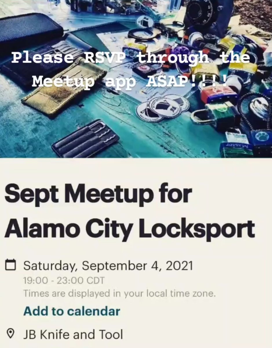 alamo city locksport (@alamo_locksport) on Twitter photo 