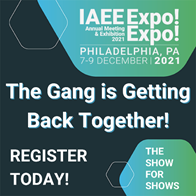 ¡Juntamos a todos de nuevo en Philly para el Show para shows #ShowforShows en diciembre 7-9! Empieza a planear registrándote, y revisa el precio de registro para #Expoexpo : bit.ly/3cOPlEr