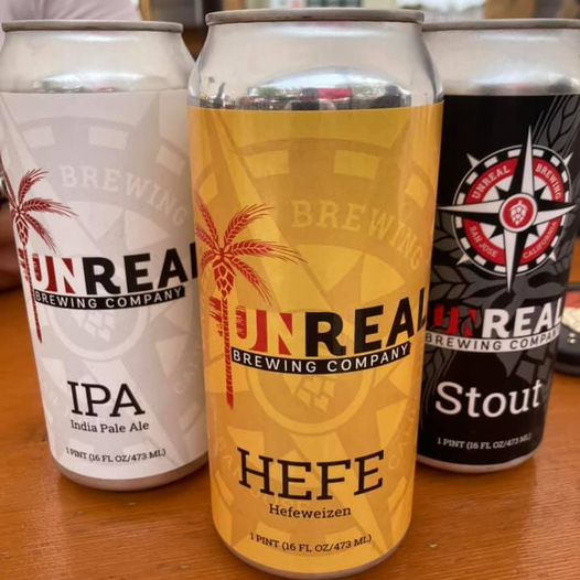 UnrealBrewing's tweet photo. ...and then there were three. 🍺😎🍻#hefeinthesummer #checktheunrealfinder #thatbeerisunreal https://t.co/WuCjxz4FHP
