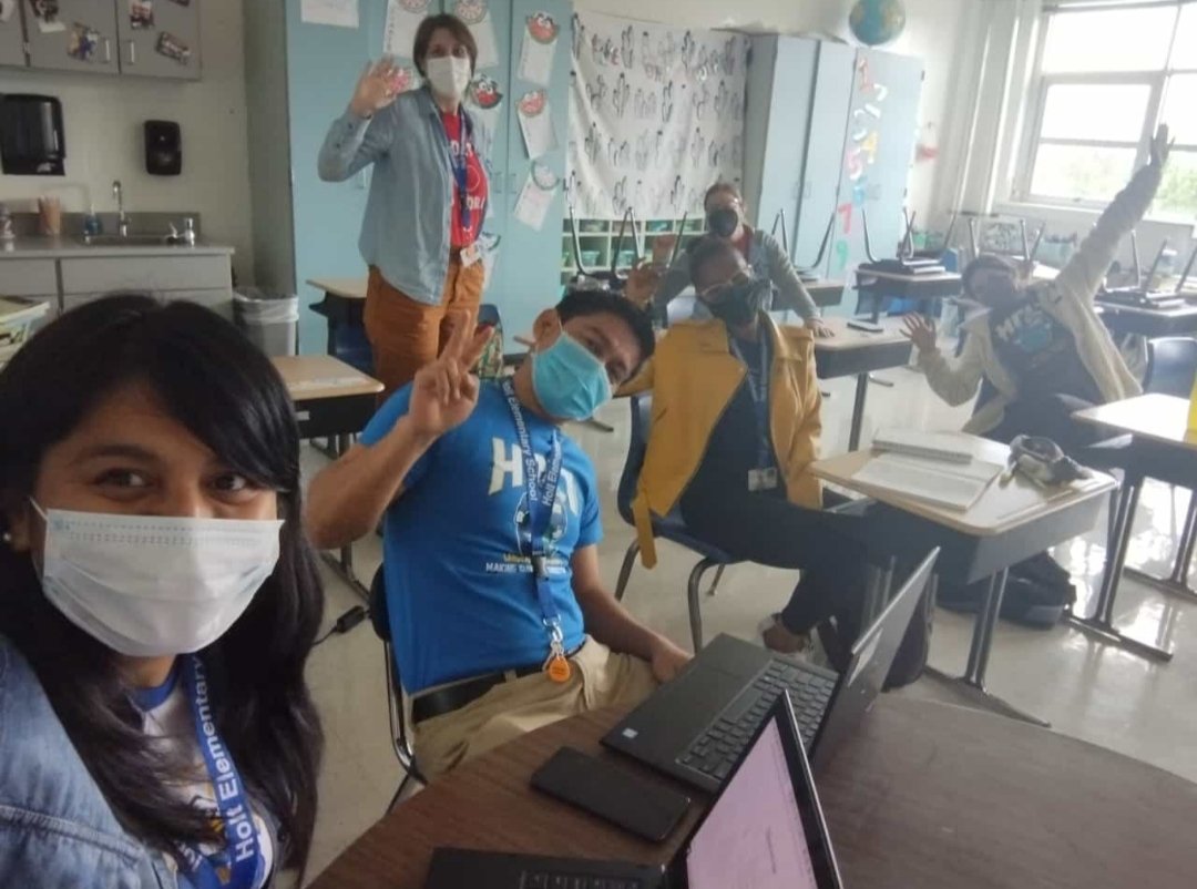malaguir's tweet photo. Today we participated remotely from our school @globalhawks on 2021 fall convocation from our district! #WeAreDPS !! Such a great start of the year and lots of learning in the afternoon sessions! https://t.co/S9qeacLJGD