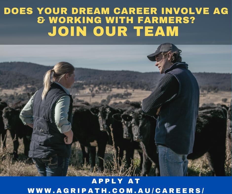 We are on the hunt for our next #analyst and/or #seniorconsultant! If u are: 
🌱passionate about helping farmers
🌱have strong analytical capabilities 
🌱And would like a long-term career in agricultural advisory
Apply today at agripath.com.au/careers/