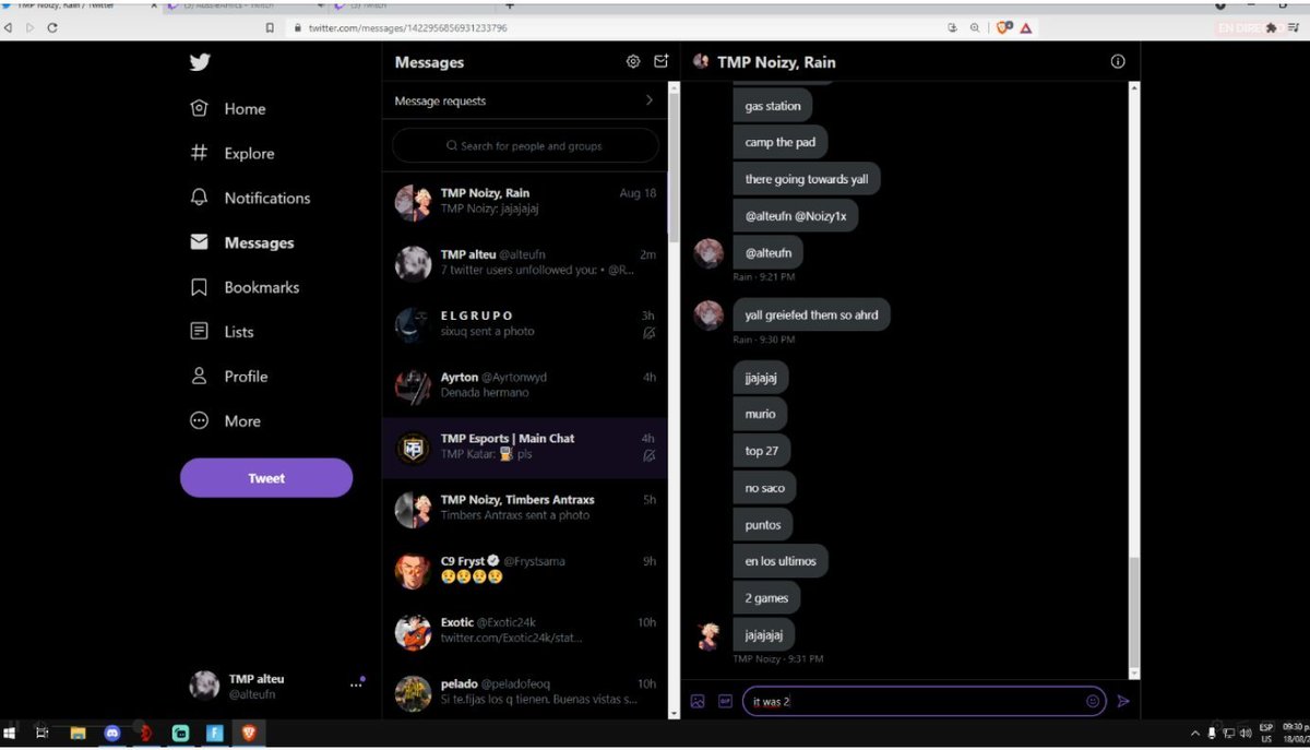 Tienen a alguien diciendole a donde vamos para grifearnos cuando van en ultimo lugar

Al menos van a romper su record de viewers hoy!!