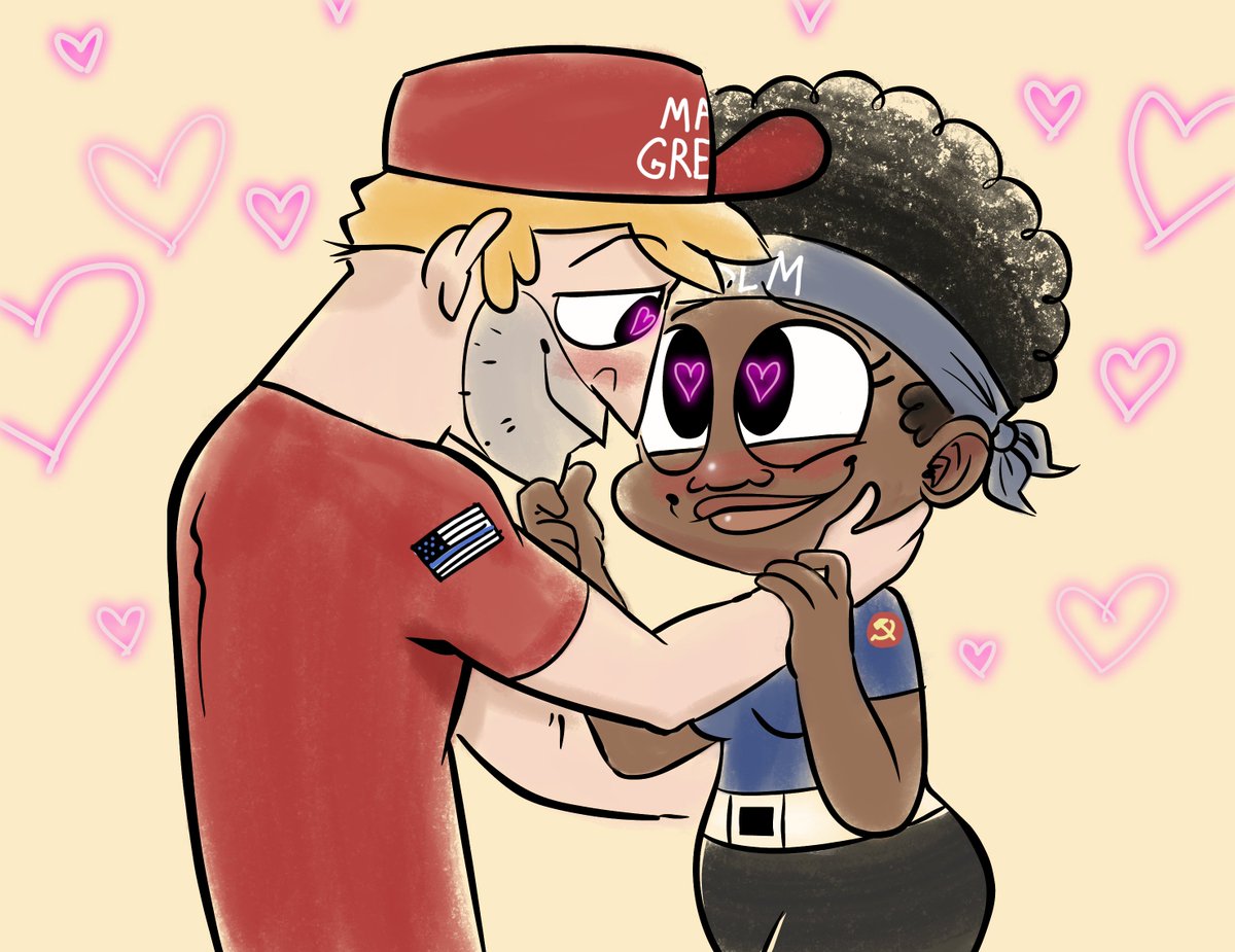 BrainDumpTweets's tweet photo. My new designated nsfw characters, Lefty Lucy and Mighty Righty. You can draw them fucking if you want. It's allowed https://t.co/sLu7rpkOTg