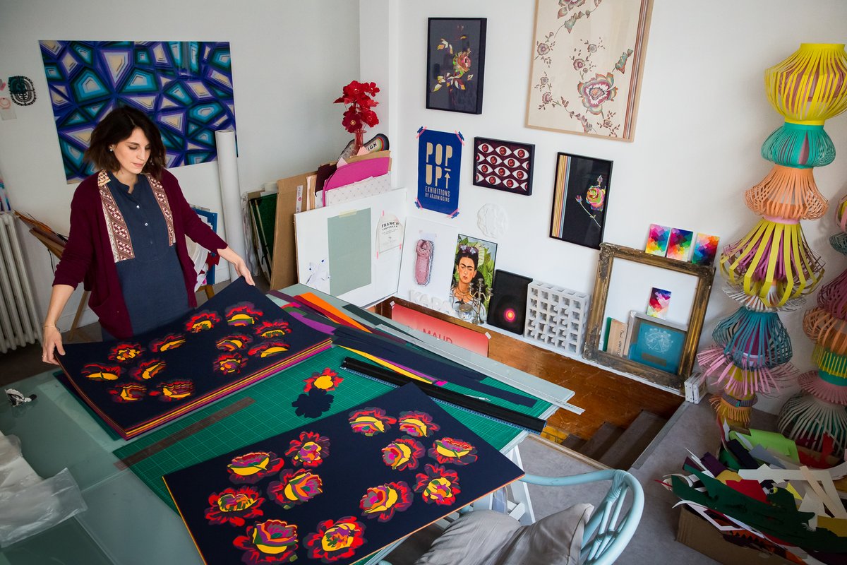 Meet Maud Vantours, featured in #paperpassionbyarcticpaper in 2018. With a special eye for geometrical expression, she creates visual effects in 3D made of paper. Read more here: arcticpaper.com/en/Home/Arctic…